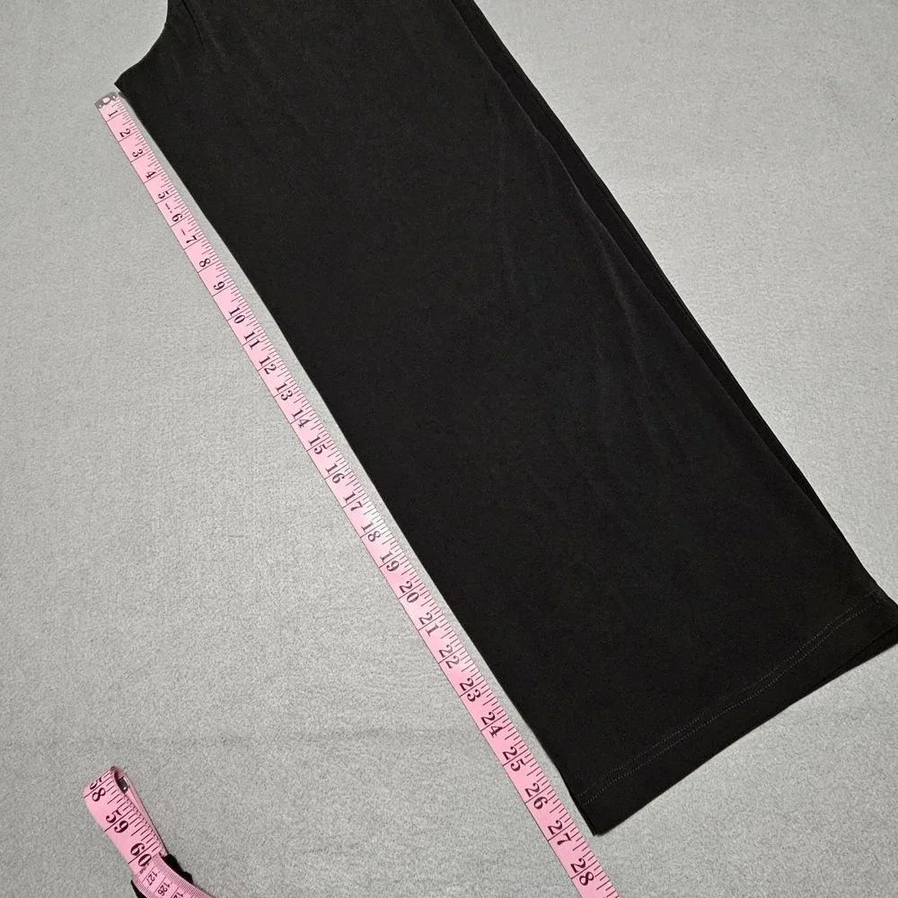 Tilley Women's Pants Sz XS Wide Leg Black Pull On Stretch Travel Secure Pockets